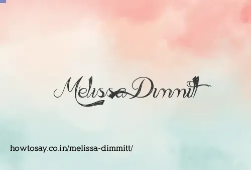 Melissa Dimmitt