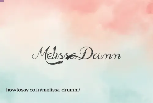 Melissa Drumm
