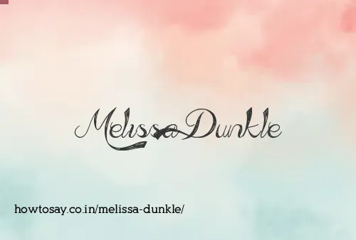 Melissa Dunkle