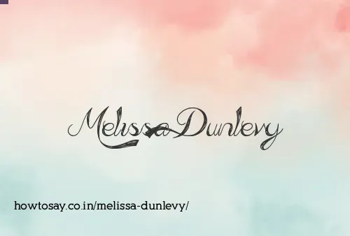 Melissa Dunlevy