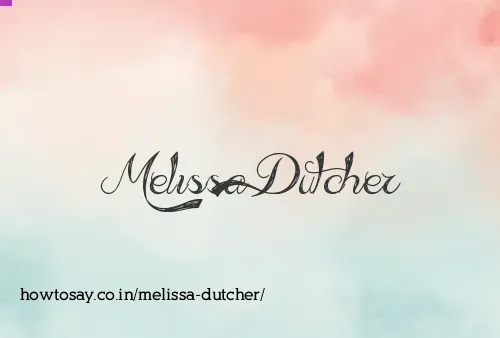 Melissa Dutcher