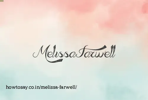 Melissa Farwell