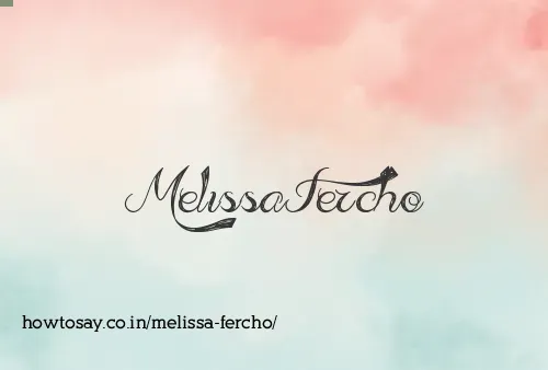 Melissa Fercho