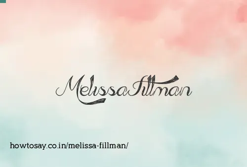 Melissa Fillman