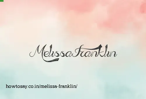 Melissa Franklin
