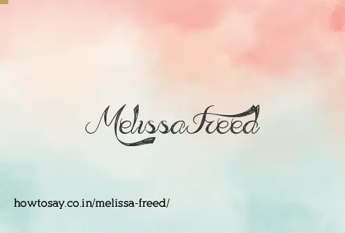 Melissa Freed
