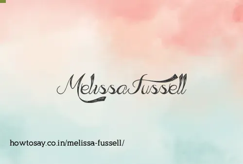 Melissa Fussell