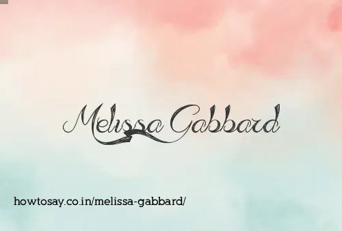 Melissa Gabbard