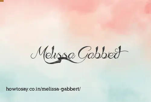 Melissa Gabbert