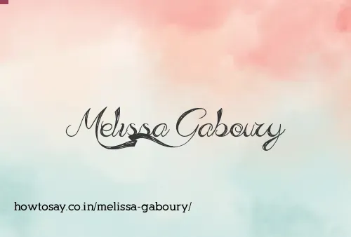 Melissa Gaboury