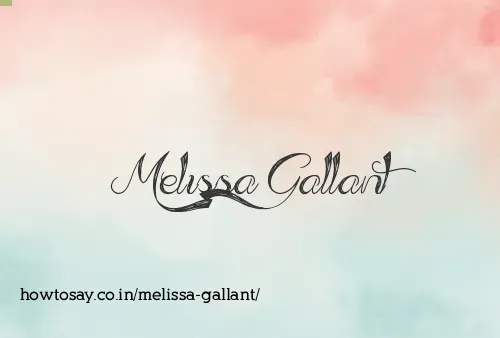 Melissa Gallant