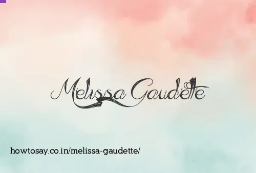 Melissa Gaudette