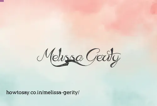 Melissa Gerity