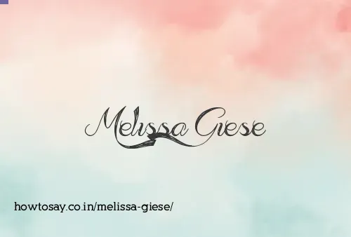 Melissa Giese