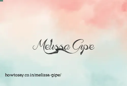 Melissa Gipe