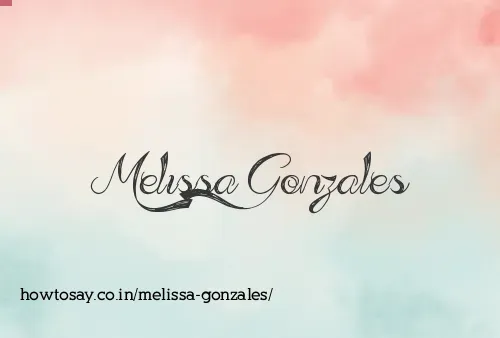 Melissa Gonzales