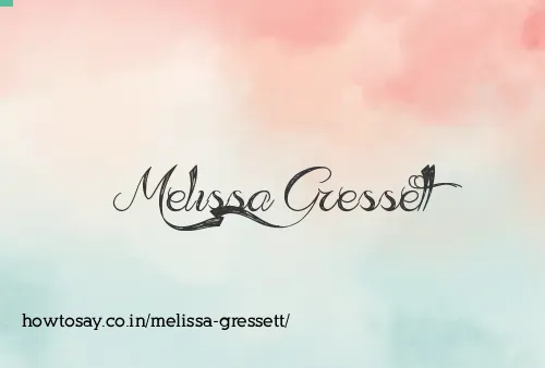 Melissa Gressett