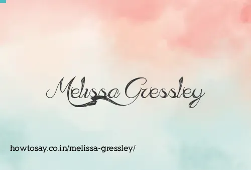Melissa Gressley
