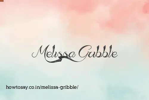 Melissa Gribble