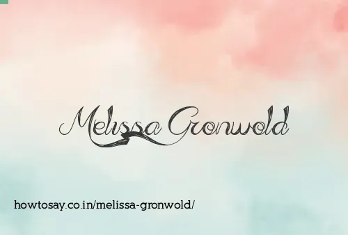 Melissa Gronwold