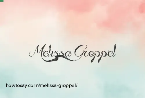 Melissa Groppel