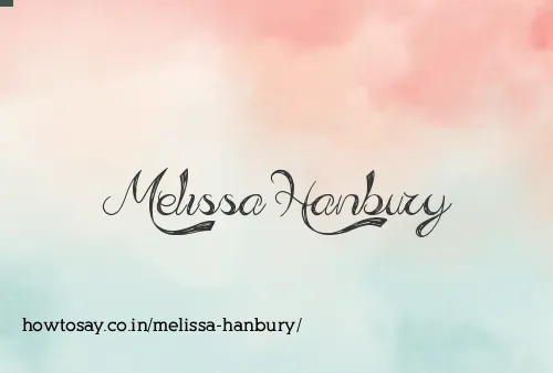 Melissa Hanbury