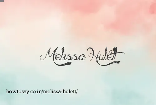 Melissa Hulett