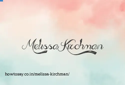 Melissa Kirchman