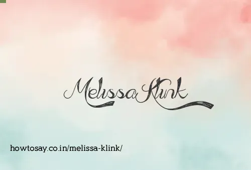 Melissa Klink