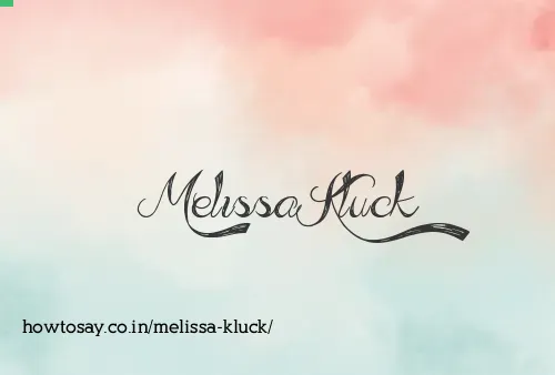 Melissa Kluck