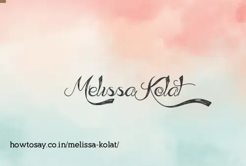Melissa Kolat