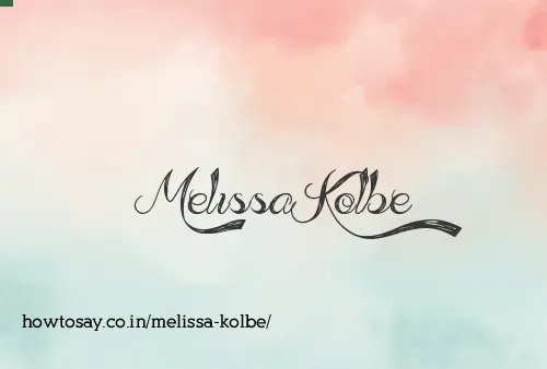 Melissa Kolbe