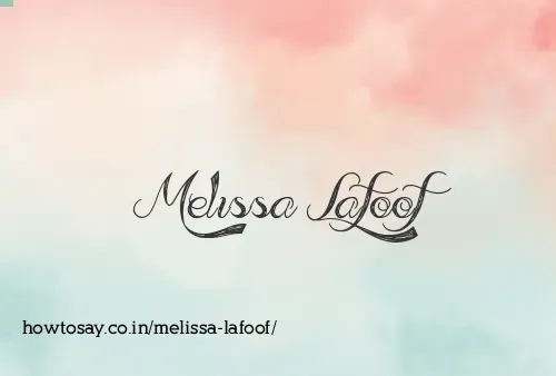 Melissa Lafoof