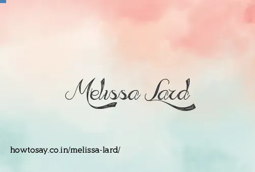 Melissa Lard