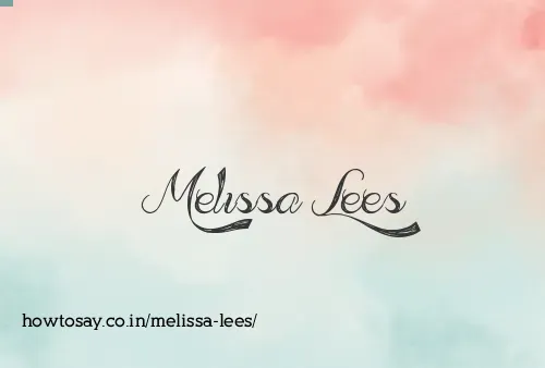 Melissa Lees