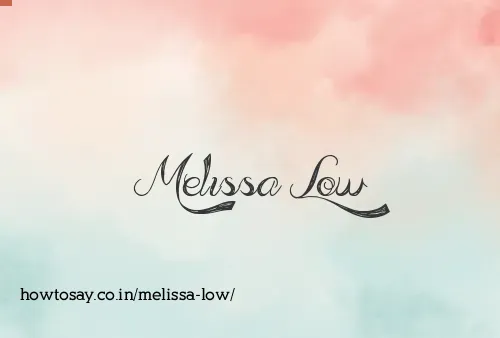 Melissa Low