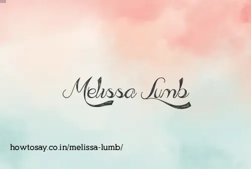 Melissa Lumb