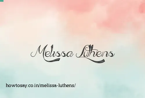 Melissa Luthens