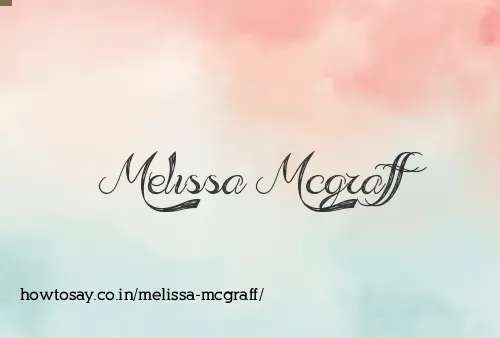 Melissa Mcgraff