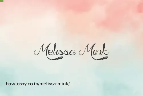 Melissa Mink