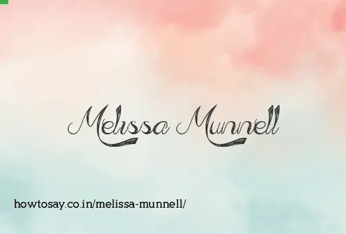 Melissa Munnell
