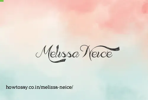 Melissa Neice