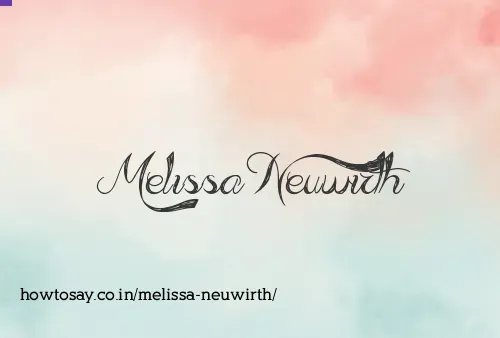 Melissa Neuwirth
