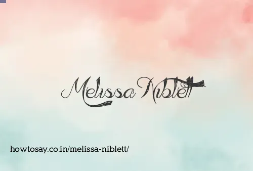 Melissa Niblett