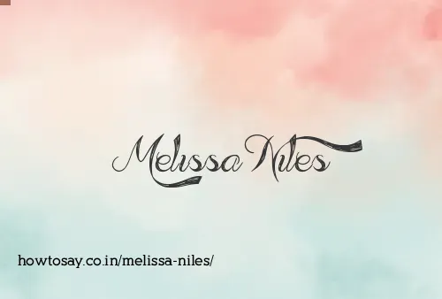 Melissa Niles