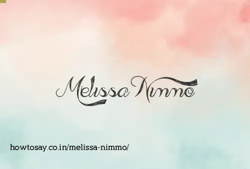 Melissa Nimmo