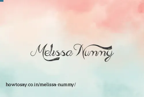 Melissa Nummy