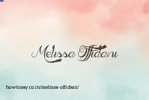 Melissa Offidani