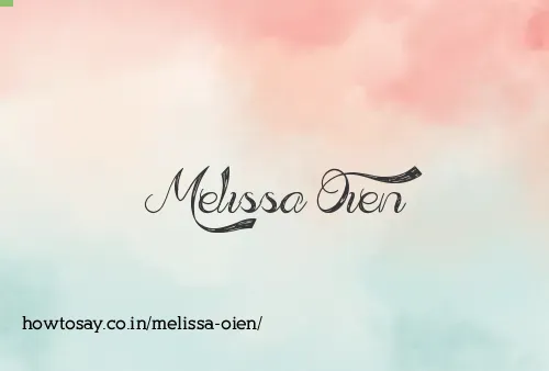Melissa Oien