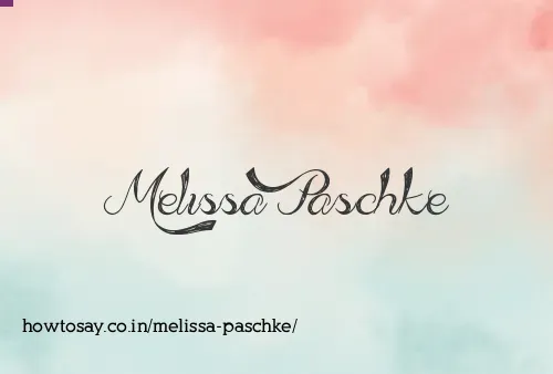 Melissa Paschke